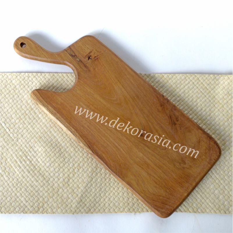Wooden Antique Teak Cutting Board with Handle | Kitchen Tools | Wooden