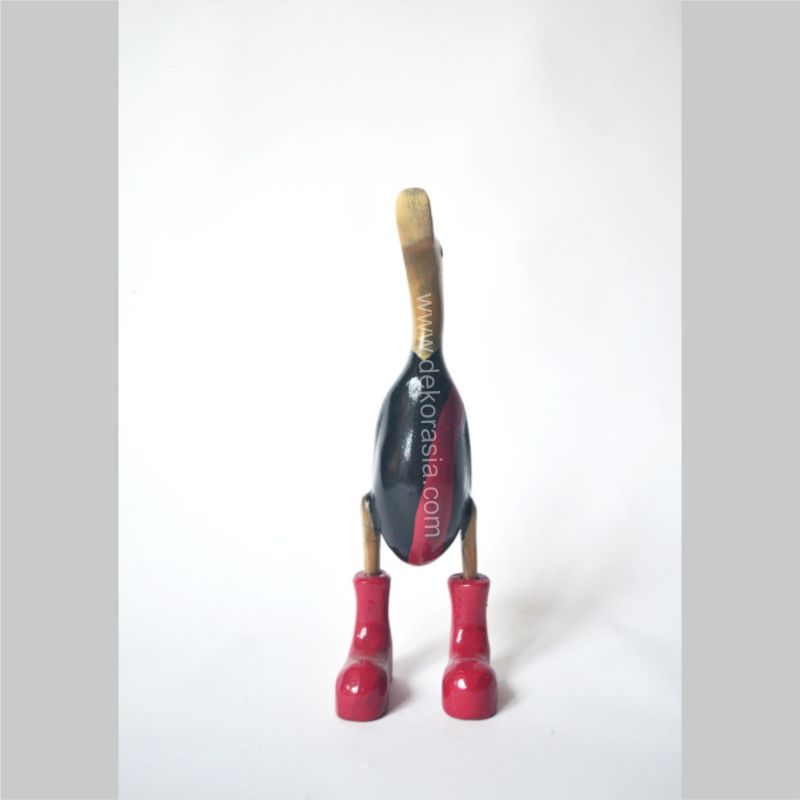 Plain Black and Red | Bamboo Duck Craft | Bamboo Root Craft