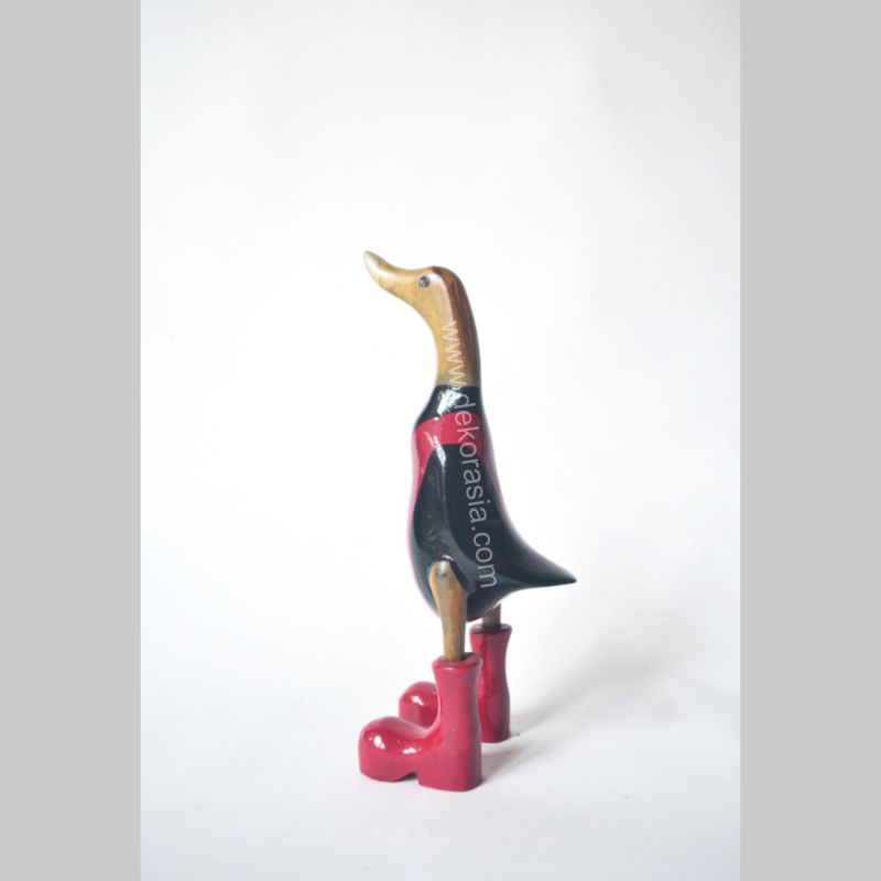 Plain Black and Red | Bamboo Duck Craft | Bamboo Root Craft