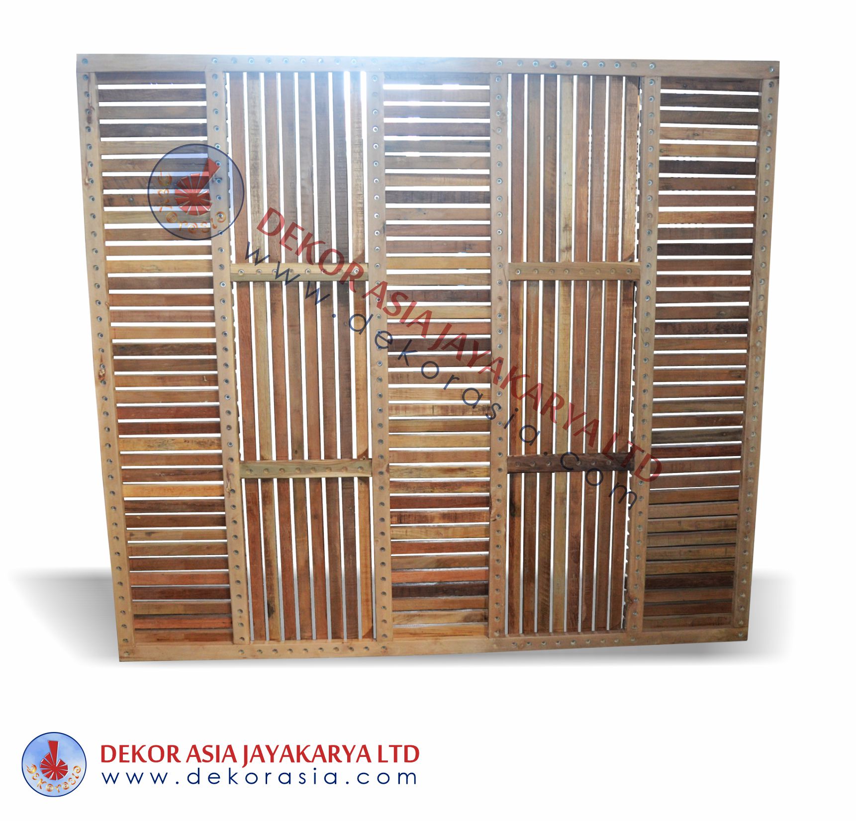 Teak Timber Screen / Wooden Screen Recycled teak timber screen for indoor and outdoor