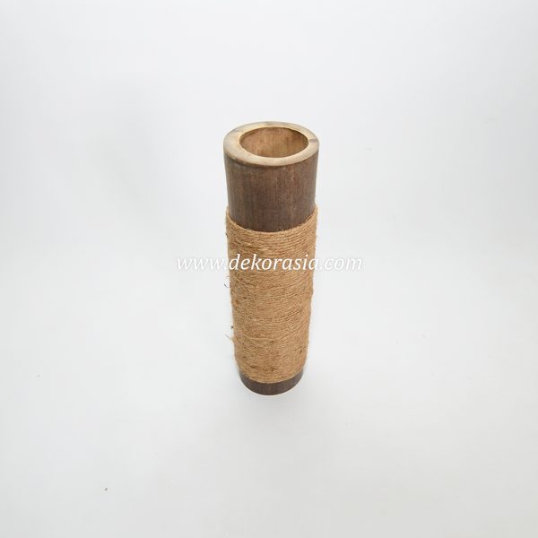 Organic Cat Scratching Post Coconut Fibre Rope and Bamboo Cendani Base - Image 4