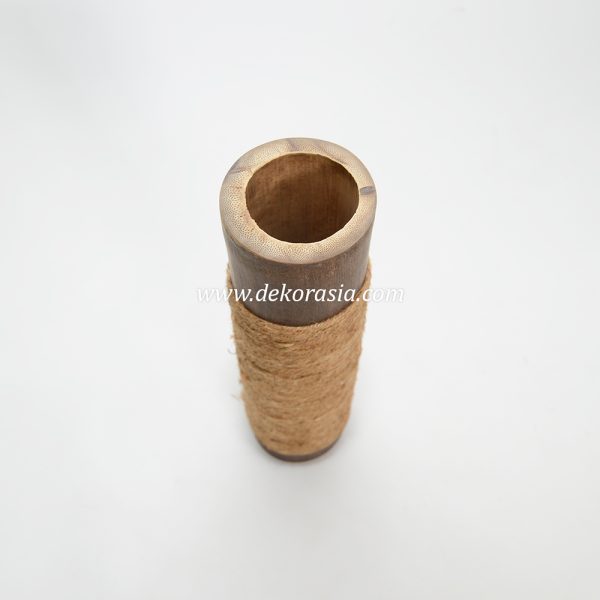 Organic Cat Scratching Post Coconut Fibre Rope and Bamboo Cendani Base - Image 5