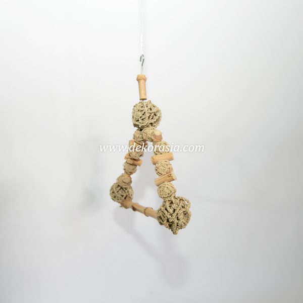 The Bird Perch is crafted from high-quality, sturdy agel rope and bamboo cendani - Image 6