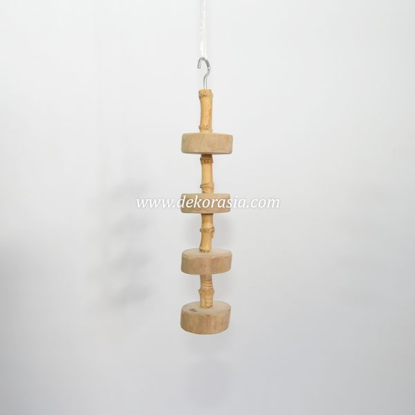 The Bird Perch is crafted from high-quality and sturdy coffee wood, and bamboo cendani - Image 4