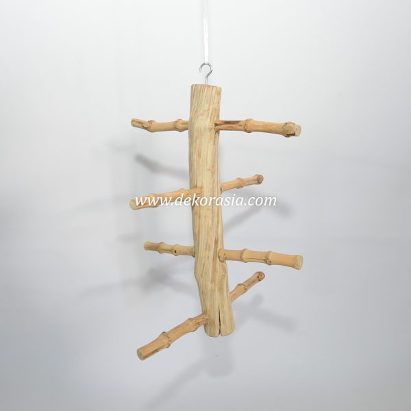 The Bird Perch is crafted from high-quality and sturdy Liana Wood, and Bamboo cendani roots - Image 5