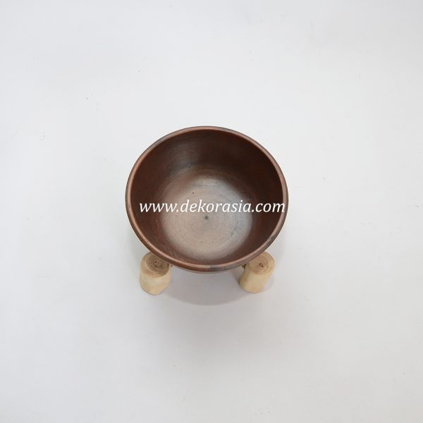 Raised Dog Bowl Small - Made of Wood, Elevated for Small to Medium Dogs - Image 2
