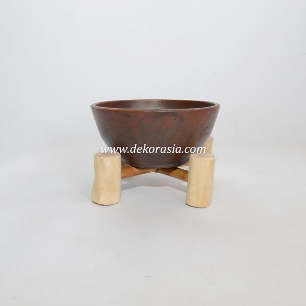 Raised Dog Bowl Small - Made of Wood, Elevated for Small to Medium Dogs - Image 4