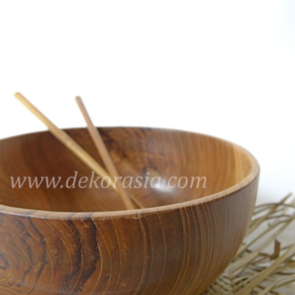 Teak Wood Round Bowl 5.7 Inc | Kitchen Tools | Wooden Bowls | Kitchen Ware - Image 5