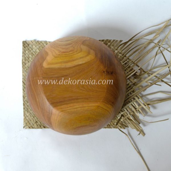 Teak Wood Round Bowl 5.7 Inc | Kitchen Tools | Wooden Bowls | Kitchen Ware - Image 2