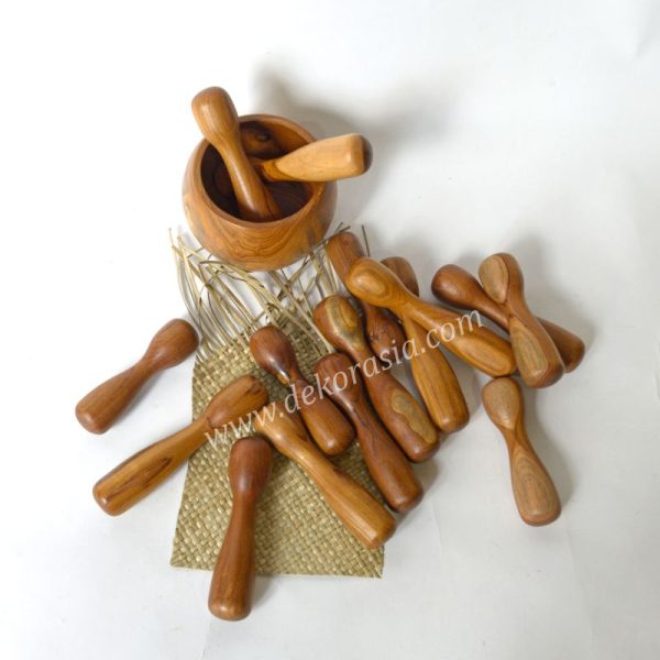 Teak Wood Pestle | Kitchen Tools | Wooden - Image 2