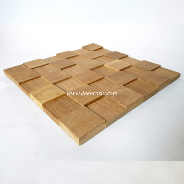 Teak Wall Cladding Cube