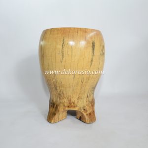 Spalted Natural Wooden Stools