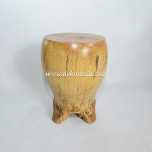 Spalted Natural Wooden Stools