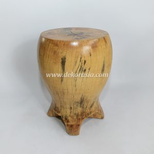 Spalted Natural Wooden Stools