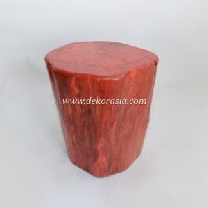 Wooden Stool Red