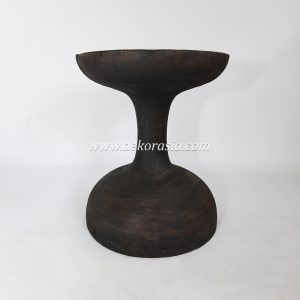 Black Wood Stool