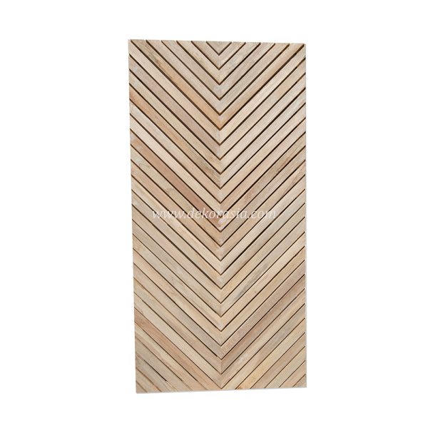 Wooden Screen - V Pattern Design
