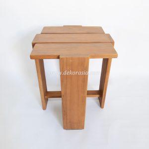 Wood stool