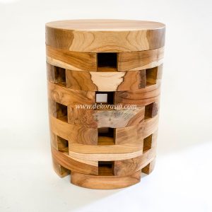 Wood stool