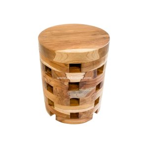 Wood stool