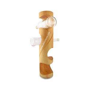 wood wine rack bar