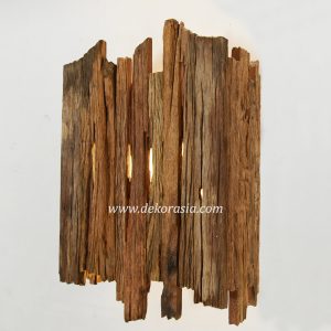 wood wall lamp
