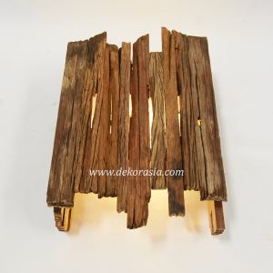 wood wall lamp