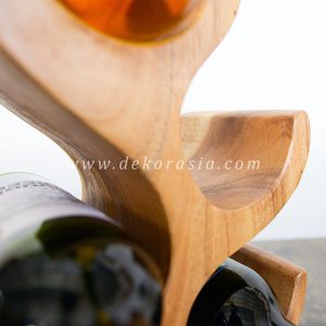 wood wine rack bar